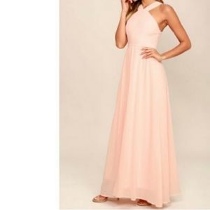 Halter-top Formal Evening Dress